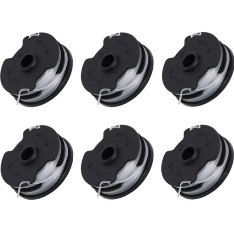 Lot de 6 bobines de rechange pour débroussailleuse sans fil Parkside PRTA 20-Li C3 IAN351753 (1/3)