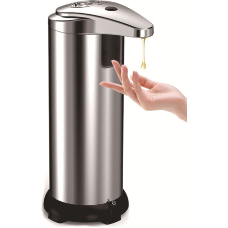 Distributeur de savon automatique avec capteur infrarouge et base étanche sans contact