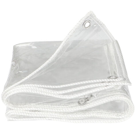 Bâche de protection, Bâche armée transparente 350g/m2 ,2 x 3M (1/4)