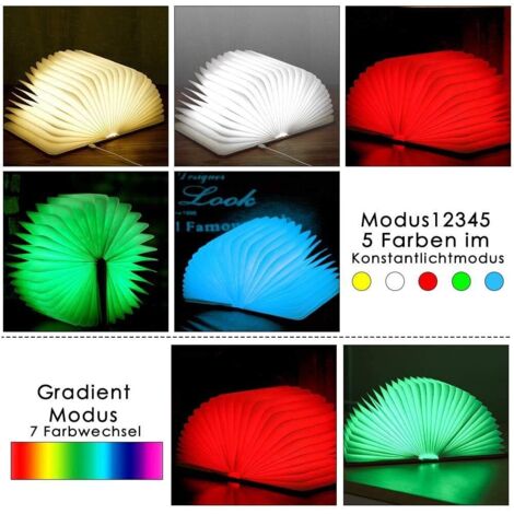 Décoration Lumineuse Lampe Livre LED SANOTO En Bois - Pliable 360° - Papier Dupont Imperméable - Rechargeable USB - Décoration Ambiance Cadeau Lampe Bureau Enfant Décoration Lumineuse Lampe Livre LED SANOTO En Bois - Pliable 360° - Papier Dupont Imperméable - Rechargeable USB - Décoration Ambiance Cadeau Lampe Bureau Enfant