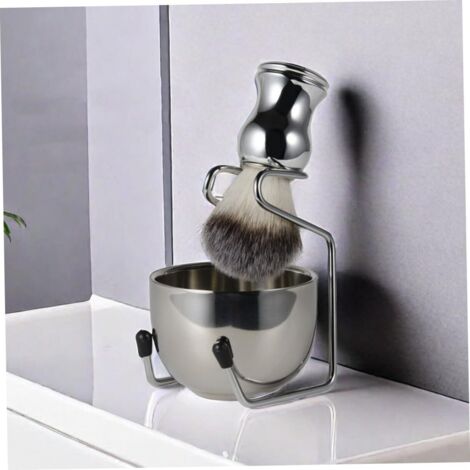 Brosse De Rasage Humide Haryali London - Poils De Blaireau Noir, Manche En Laiton - Pour Homme