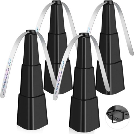 Lot de 4 éventails anti-mouches pour tables – Répulsif contre les mouches pour intérieur et extérieur – Portable et automatique pour pique-nique, restaurant, fête, maison (1/5)