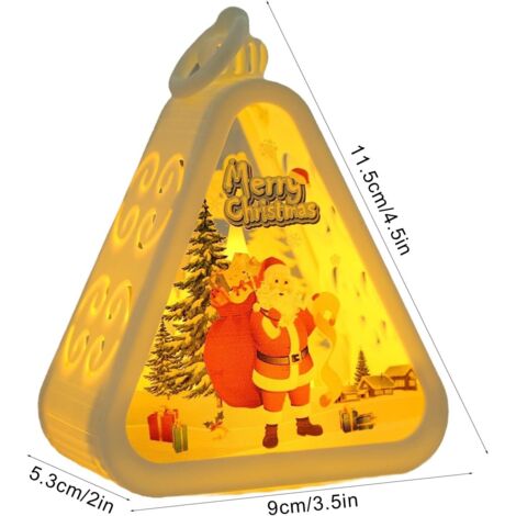 Lanterne LED de Noël décorative pour les festivals, intérieur et Lanterne LED de Noël décorative pour les festivals, intérieur et