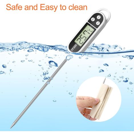 Thermomètre Cuisine, Thermomètre Numérique Digital Avec Sonde Longue Lecture Instantane Thermometre Cuisson Thermometre Viande 90764075