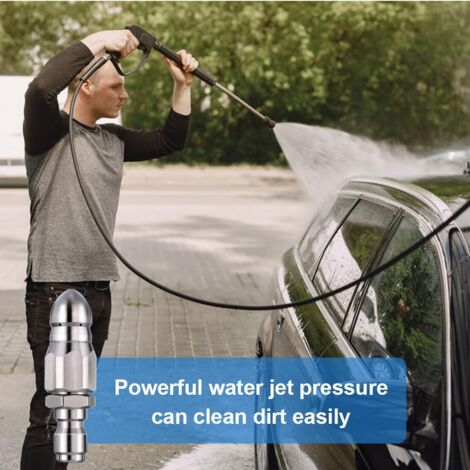 Buse Haute Pression 1/4" Avec Jets 020 à 100 Et Angles 15°/25°/40° – Inclut Protection De Buse Pour Nettoyeur