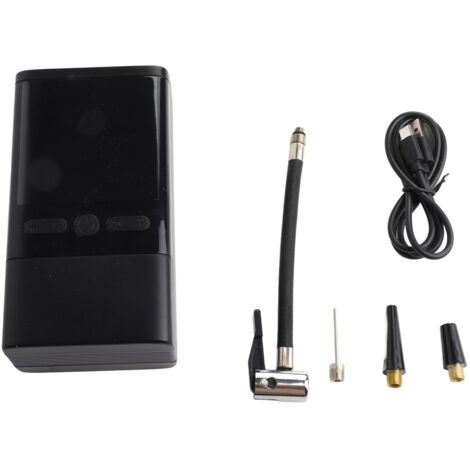 Compresseur à Air Portatif 4000mAh Gonfleur Pneus Voiture sans Fil Mini Pompe avec Lumière LED Affichage Numérique et Port C USB Electrique Compresseur pour Voiture, Moto, Vélo, Balle (1/5)