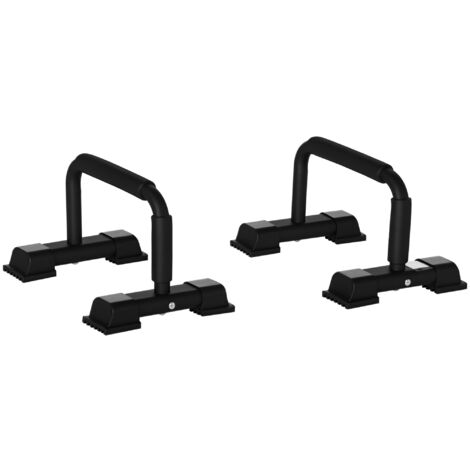 Barres parallèles (lot de 2), station de dips, capacité de charge jusqu'à 120 kg, équipement de fitness à domicile, barres parallèles, matériel de musculation au poids du corps. (1/5)