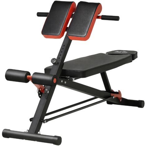 Banc de musculation , banc incliné multifonctionnel pour abdominaux, réglable, acier noir, 64 x 146 x 73,5-85 cm (1/5)