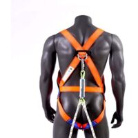 Harnais antichute double en nylon, harnais d'escalade, harnais complet de protection contre les chutes en hauteur, harnais réglable