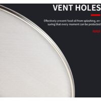 Plaque Anti Projection Cuisine Grille De Protection Anti-éclaboussures De Graisse En Acier Inoxydable Protection Anti