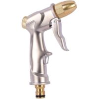 Pistolet d'arrosage métal, pistolet à eau haute pression, pistolet pulvérisateur pour tuyau d'arrosage haute pression