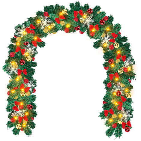 Petite Couronne De Noël Mini Avec Nœuds Et Cloches Rouges - Décoration Festive Artificielle