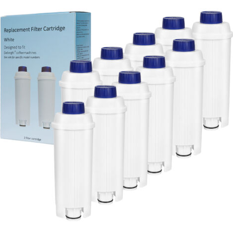 EINFEBEN 10x Filtre à eau pour Delonghi compatible pour DLSC002 EC800 ECAM ETAM avec charbon actif (1/5)