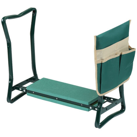 TolleTour 2 en 1 agenouilloir Tabouret de travail chaise de jardin aide au siège tabouret de jardin protection des genoux 150kg (1/5)