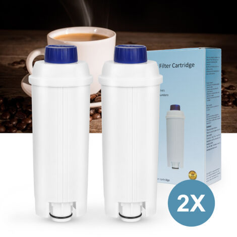 Filtre eau pour Delonghi remplacement pour DeLonghi DLS C002 ECAM ETAM EC680 EC800 machine à café automatique machine à expresso 2× (1/6)