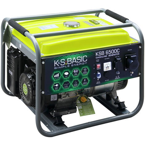 KS BASIC 6500C Stromerzeuger Strom generator Benzin Notstromaggregat 5500  Watt