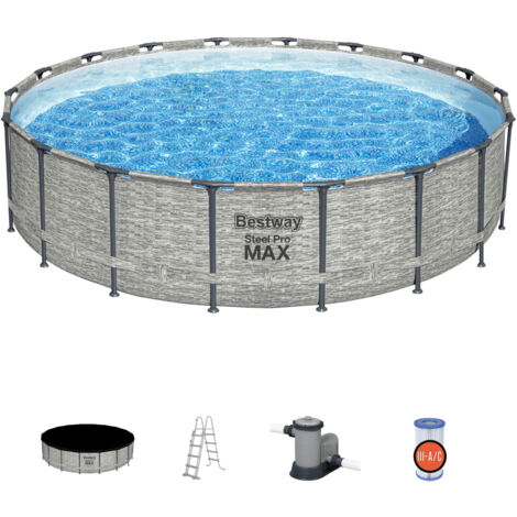 Bestway Steel Pro Max Pool Set 549x122cm 5618Y runder oberirdischer Pool