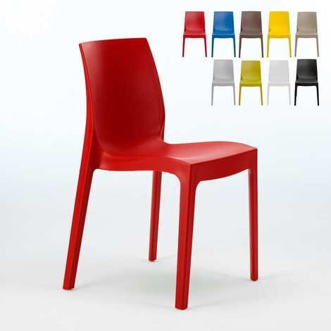 Stühle Küchenstuhl Esstischstuhl Esszimmerstuhl Grand Soleil Rome - Rot