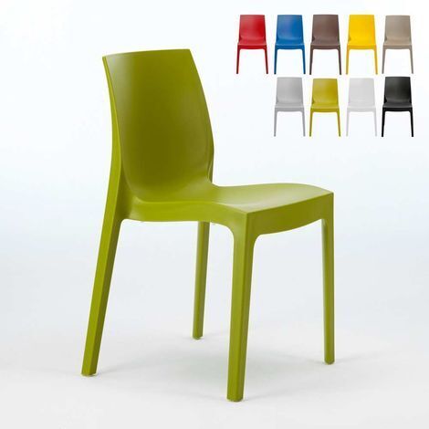 Stühle Küchenstuhl Esstischstuhl Esszimmerstuhl Grand Soleil Rome - Grün Anis