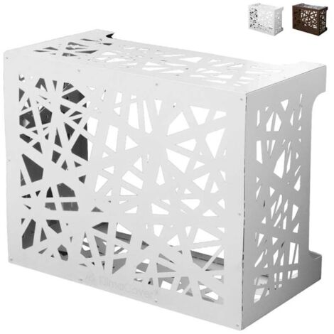 Klimaanlagenabdeckung für Klimaanlage ARTIST M Weiß aus Aluminium L86 x T44 x H68 cm