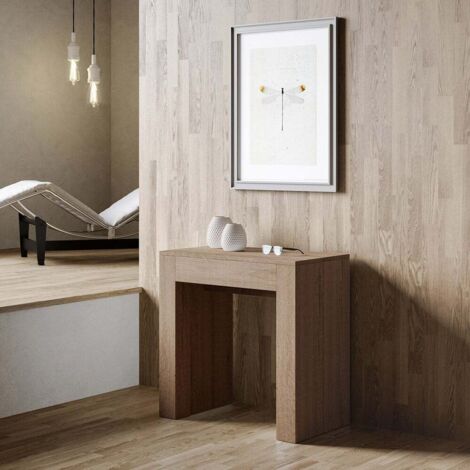 Ausziehbare Konsole 78x47/299 cm Allin Quercia Natura
