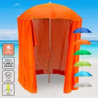 Sonnen/Strandschirm Girafacile uv-Schutz und Zelt Angeln 200 cm Zeus - Orange