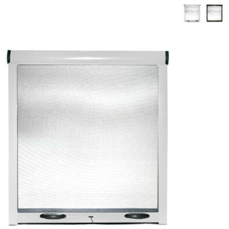 Mosquitera enrollable en kit universal para ventana vertical Easy-Up blanca 60x150 (1/5)