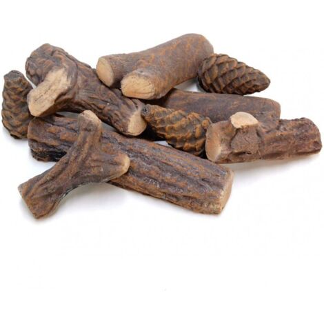 Conjunto de 9 piezas de cerámica para chimenea de bioetanol