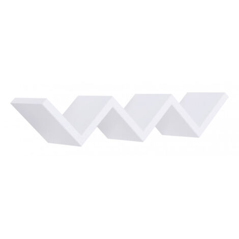 Estante de pared rectangular mod. Saetta Blanco