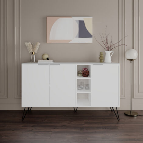Buffet 3 nichos y 3 puertas L142 cm - Clara (1/4)