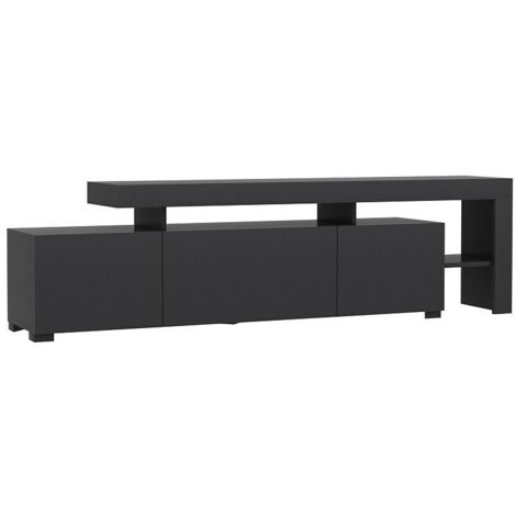 Mueble TV Kailua 292, Antracita, 192x53x37cm, LED (1/5)