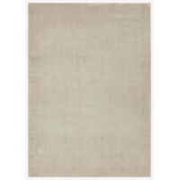 Alfombra rectangular antideslizante lavable color liso Elegance BEI101