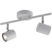 Fan Europe Zero - Foco de techo Twin, blanco, GU10