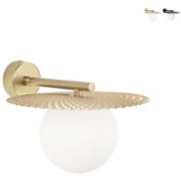 Fan Europe LuceAmbienteDesign - Lámpara de pared Globe, oro satinado, G9