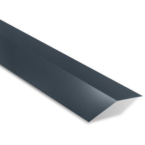 Yousteel – Faîtière double plate universelle 1000 mm – Acier 0.50 mm – Revêtement polyester 25 µm – Pour toits étanches