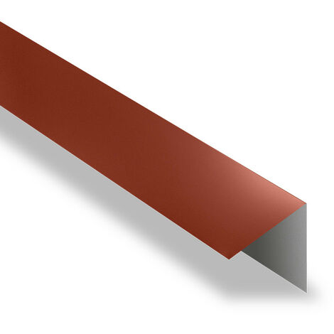 Yousteel – Faîtage simple à rabat universelle 1000 mm – Acier 0.50 mm avec revêtement polyester – Recouvrement 100 mm pour structures en tôle