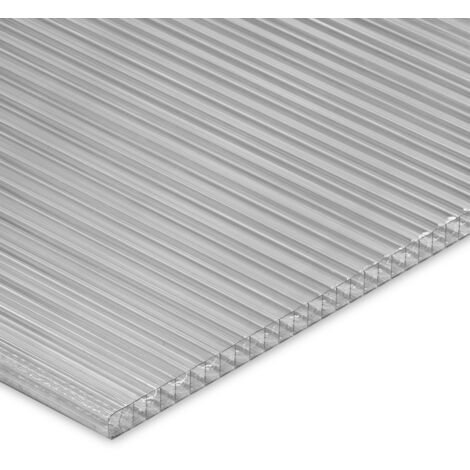 Onduline – Plaque polycarbonate alvéolaire 16 mm – Dimensions 3000 x 1000 mm – Isolation thermique et phonique – Couverture vérandas et carports