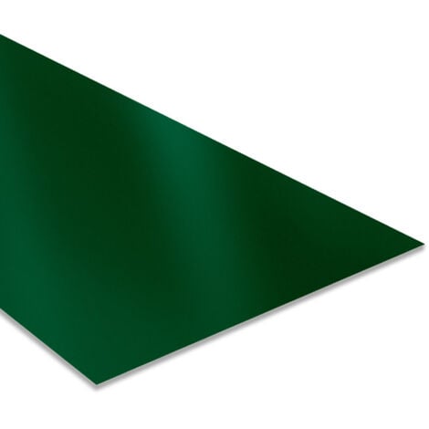 Tôle Plane 2000x1000 mm Acier 0.50 mm Laqué  Coloris: Vert  RAL 6005