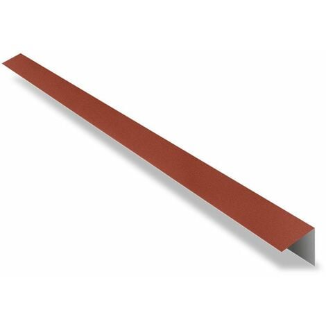 Faîtière Simple à Rabat pour tôle tuile BACACIER Tuile R®  Coloris: Brun mat - Dimension: 2100 mm Longueur