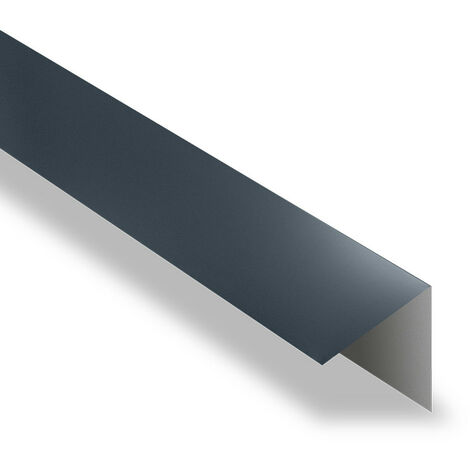 Faîtière Simple à Rabat universelle Coloris: Gris Anthracite RAL 7016 - Dimension: 2100 mm Longueur