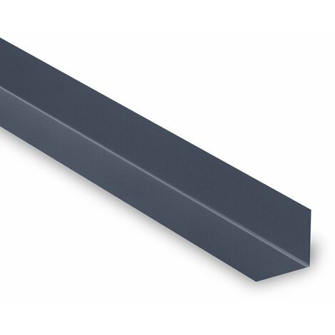 Cornière 80x80 angle rentrant 90° acier laqué 2100 mm  Coloris: Bleu Ardoise  RAL 5008