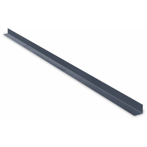 Cornière 80x80 angle rentrant 90° acier laqué 2100 mm  Coloris: Bleu Ardoise  RAL 5008