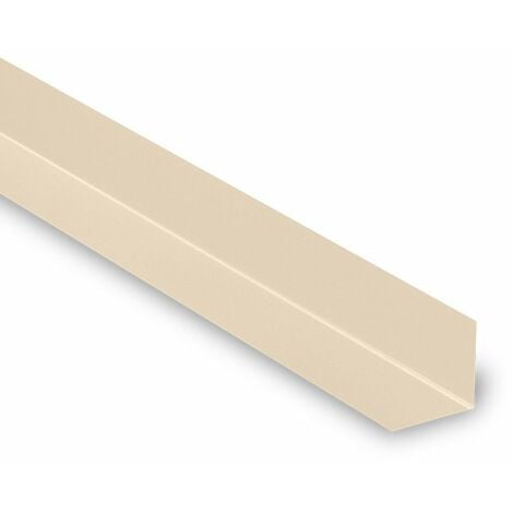 Cornière 80x80 angle rentrant 90 acier laqué 2100 mm Coloris Beige