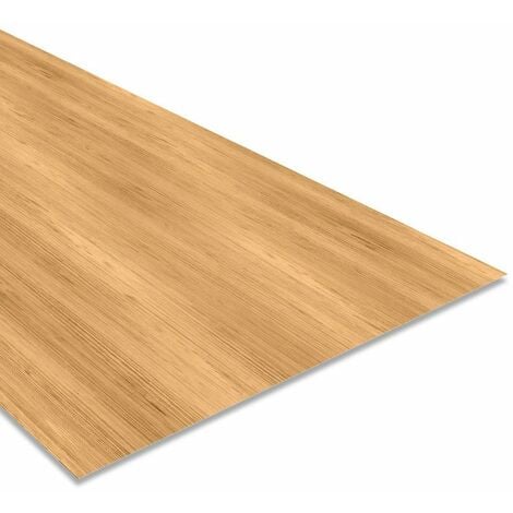 Tôle Plane 2000x1220 mm Acier 0.75 mm Imitation bois  Coloris: Bois chêne clair