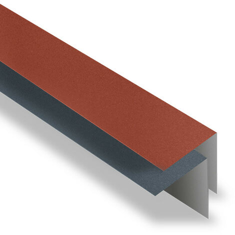 Yousteel – Faîtière simple à rabat en acier 0.50mm – Finition mat texturé 35µm – Longueur 1000mm – Compatible avec TUILE R