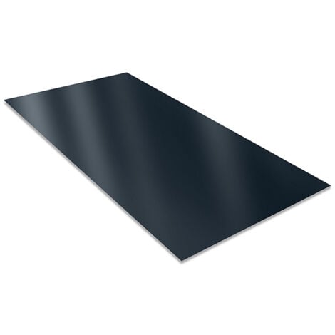 Tôle Plane 2000x1000 mm Acier 0.50 mm Laqué  Coloris: Gris Anthracite  RAL 7016