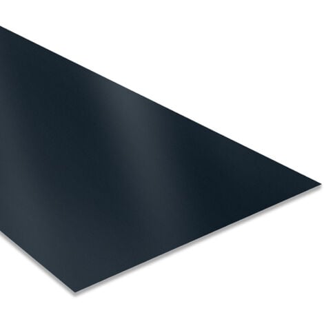 Tôle Plane 2000x1000 mm Acier 0.50 mm Laqué  Coloris: Gris Anthracite  RAL 7016