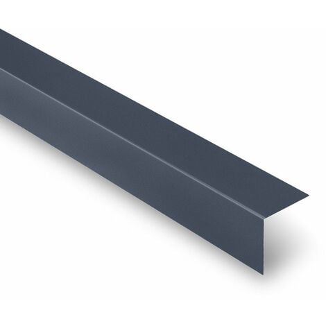 Cornière 80x80 angle sortant 90° acier laqué 2100 mm  Coloris: Bleu Ardoise  RAL 5008