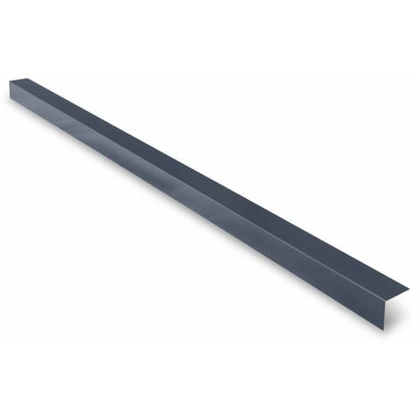 Cornière 80x80 angle sortant 90° acier laqué 2100 mm  Coloris: Bleu Ardoise  RAL 5008