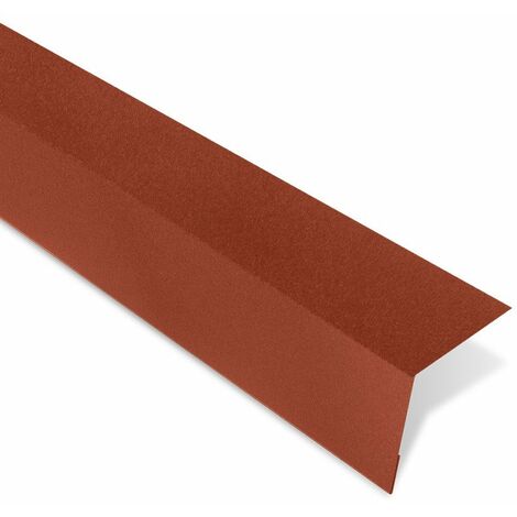 Bande d'égout pour tôle tuile BACACIER Tuile R®  Coloris: Brun mat - Dimension: 1000 mm Longueur